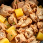 Tender Pineapple Pork in a Slow Cookeringredients