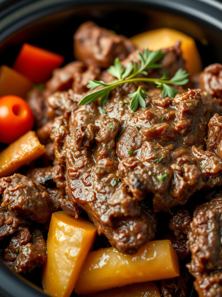 5 Star Pot Roast Slow Cooker Recipe for Busy Nights ingredients