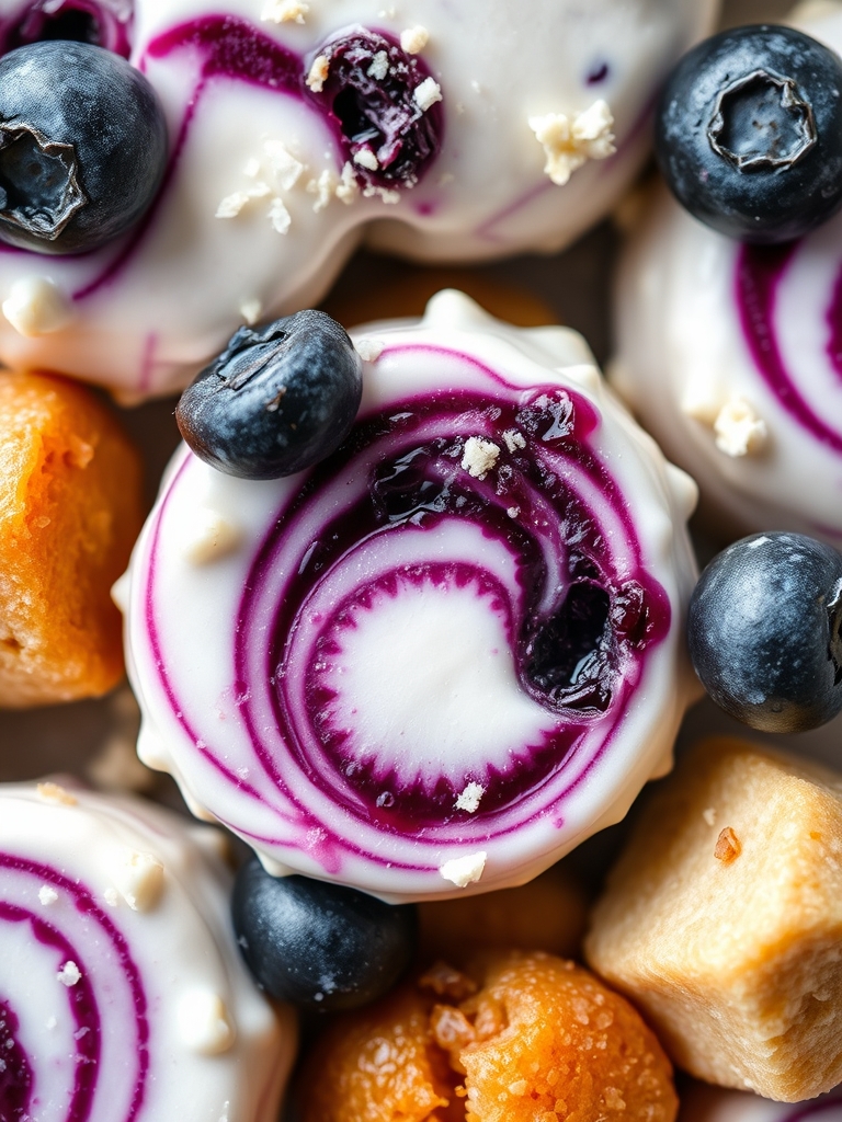 Blueberry Swirl Yogurt Bites ingredients