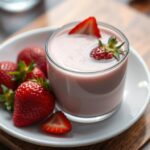 Cafe Style Korean Strawberry Milk