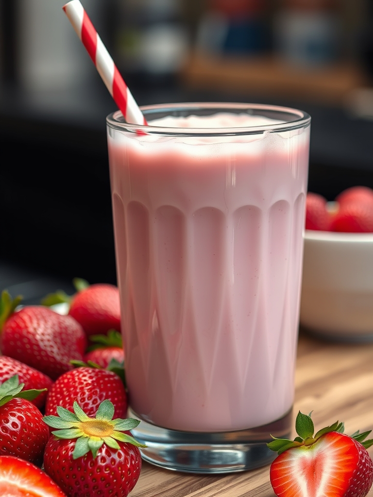 Cafe Style Korean Strawberry Milk: 5 Secrets to a Perfect Recipe! 3 Cafe Style Korean Strawberry Milk ingredients 1