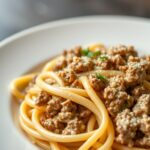 Creamy Ground Beef Pasta