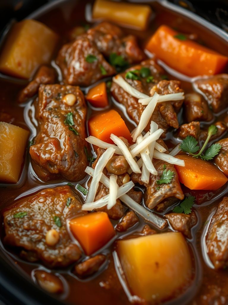 Crock Pot Beef Stew ingredients 1
