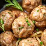 Crockpot French Onion Meatballs ingredients 1