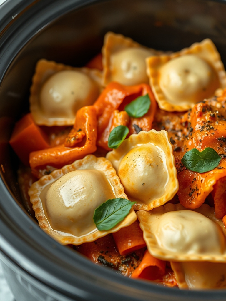 Crockpot Ravioli Lasagna ingredients 1