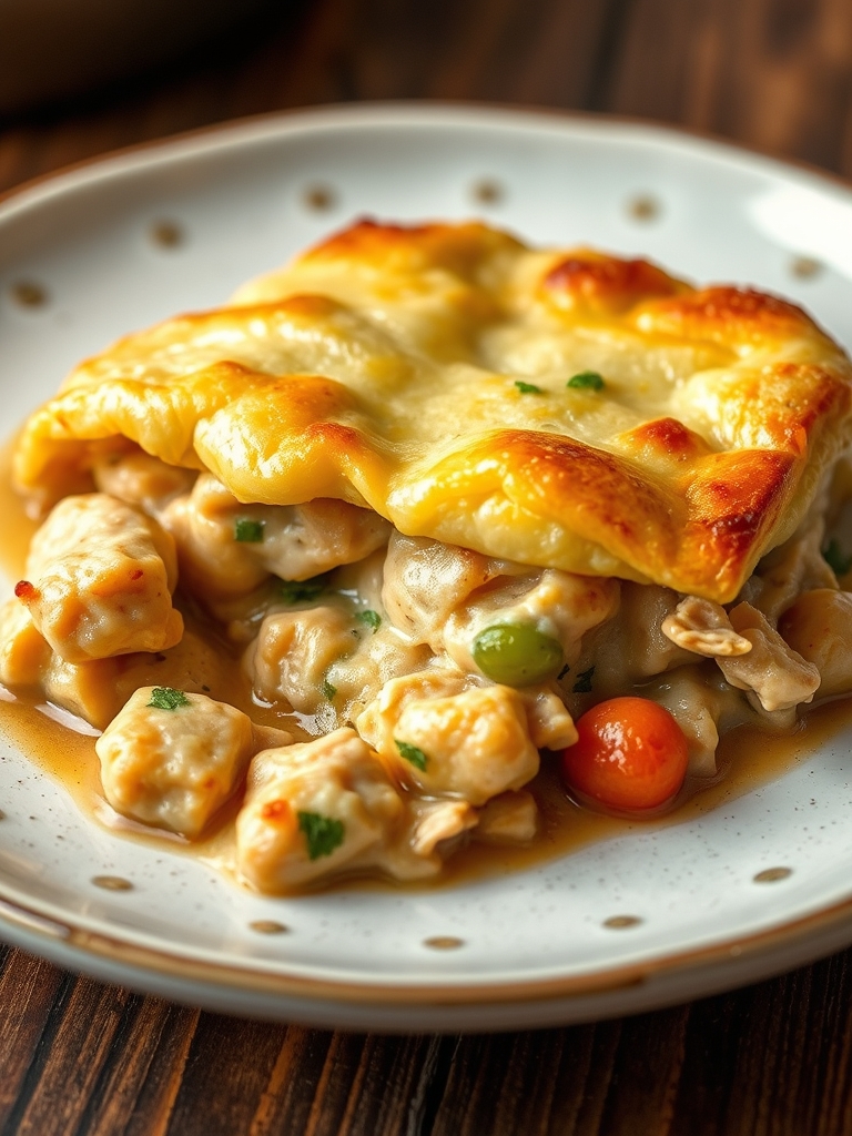 Crustless Chicken Pot Pie Recipe (One Pot + Healthy)