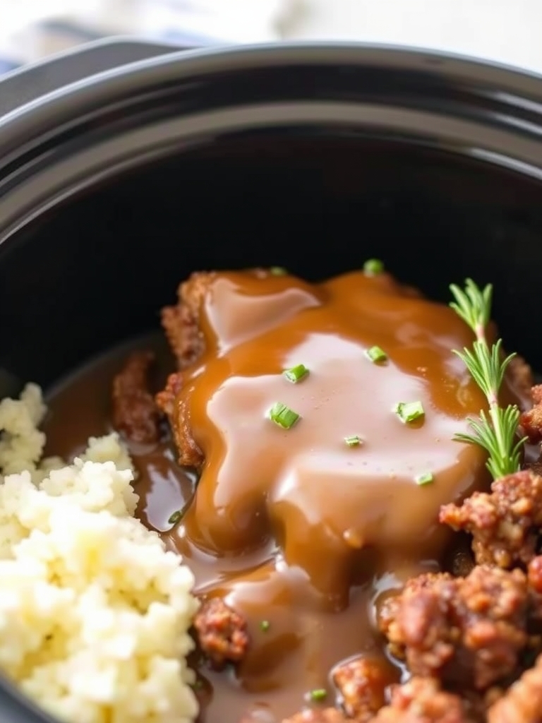 Easy Crock Pot Pot Roast with Gravy ingredients