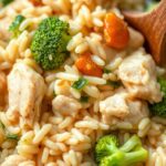 Easy Crockpot Cheesy Chicken Broccoli Rice ingredients 1