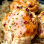 Easy Honey Garlic Slow Cooker Chicken Thighs