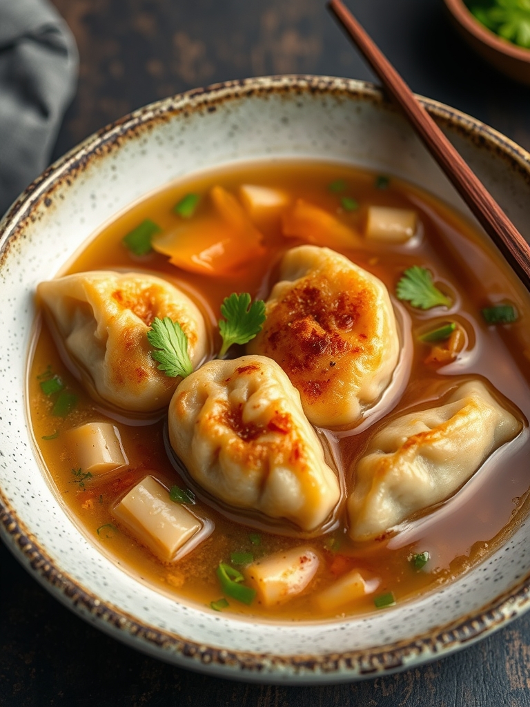 Easy Potsticker Soup Recipe