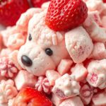 Fluffy Strawberry Shortcake Puppy Chow