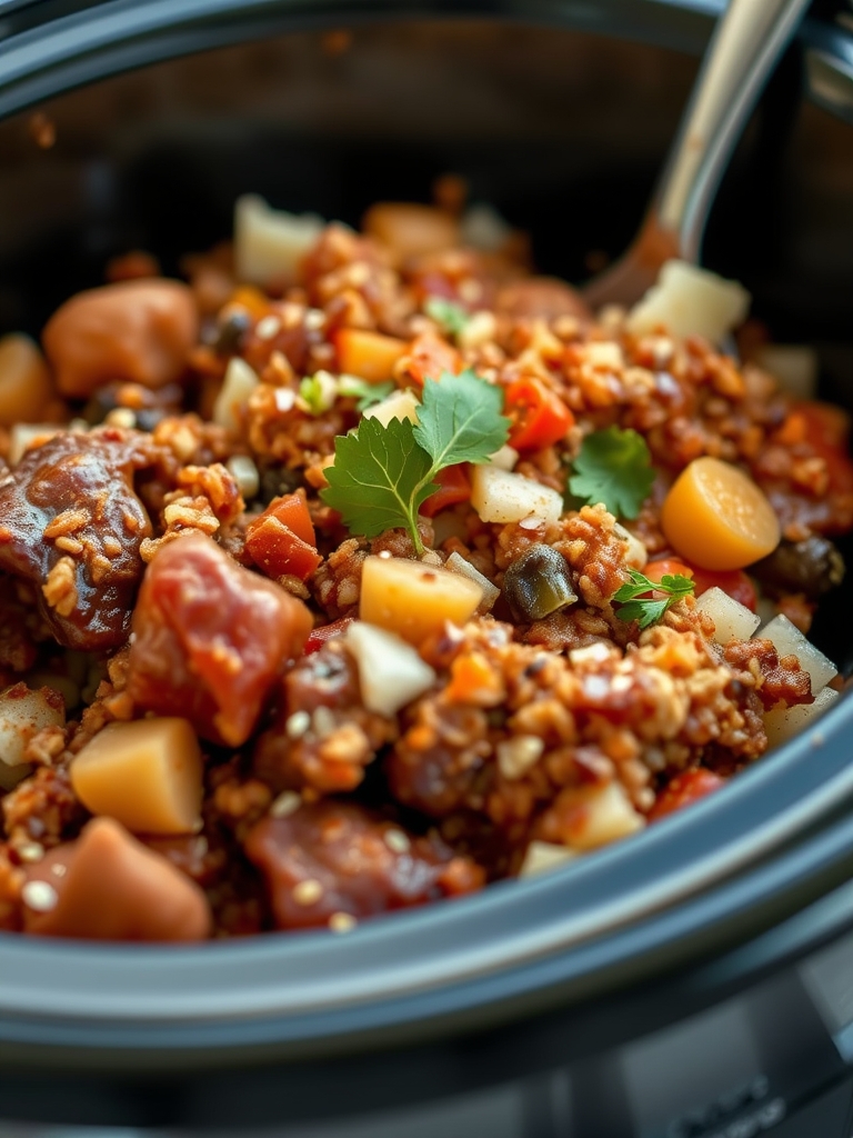 Healthy Easy Crock Pot Recipes for Fall and Winter ingredients 1