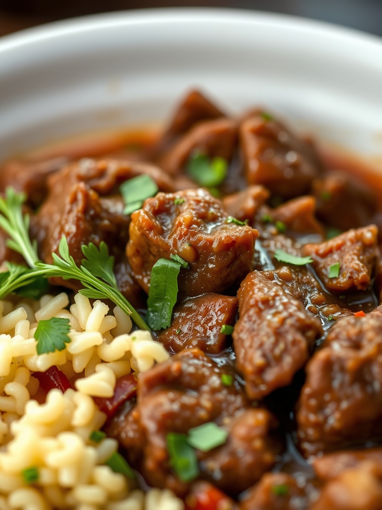 Hearty Comfort Slow Cooker Beef Manhattan Ingredients