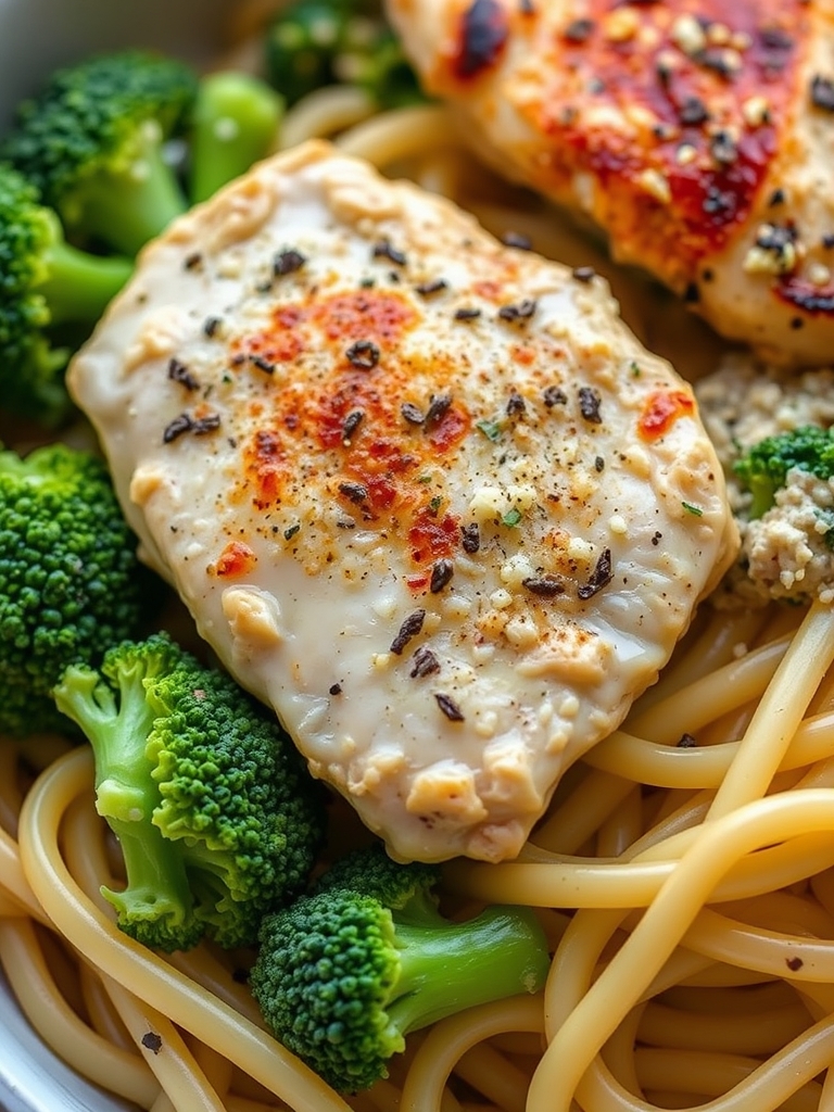 High Protein Rotisserie Chicken Broccoli Pasta 35 Minute Recipe ingredients 1