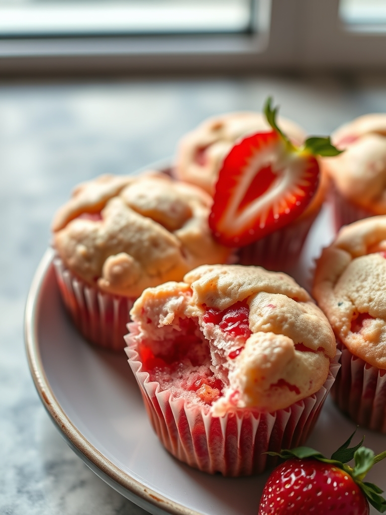 Irresistible Strawberry Shortcake Muffins