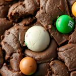 Mint M&M Brownie Cookiesingredients