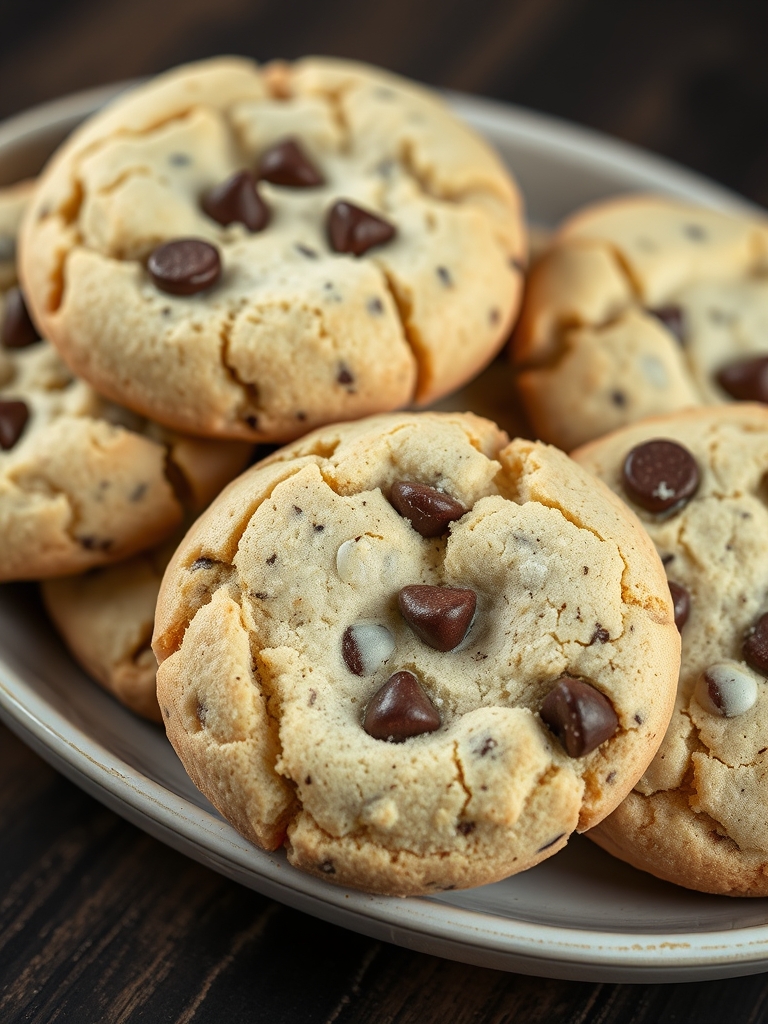 Minty Chip Cake Mix Cookies
