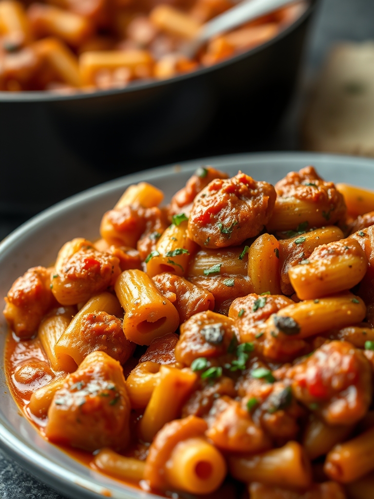 One Pot Beefaroni