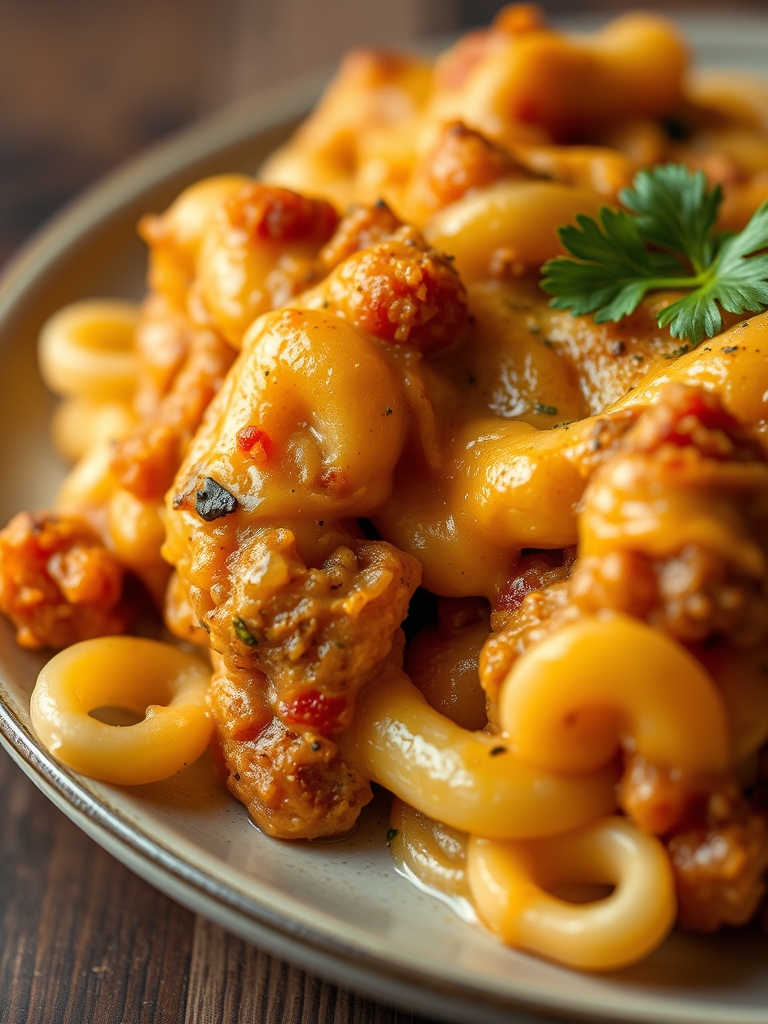 One-Pot Cheeseburger Macaroni