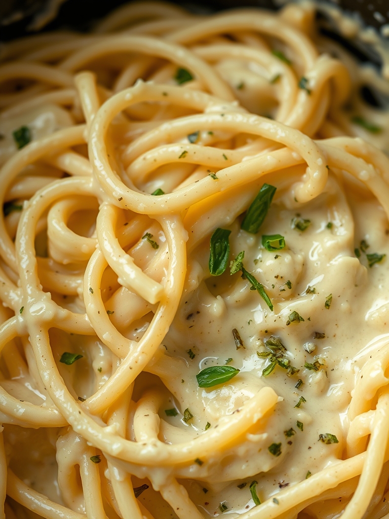 Ingredients for One Pot Creamy Garlic Pasta