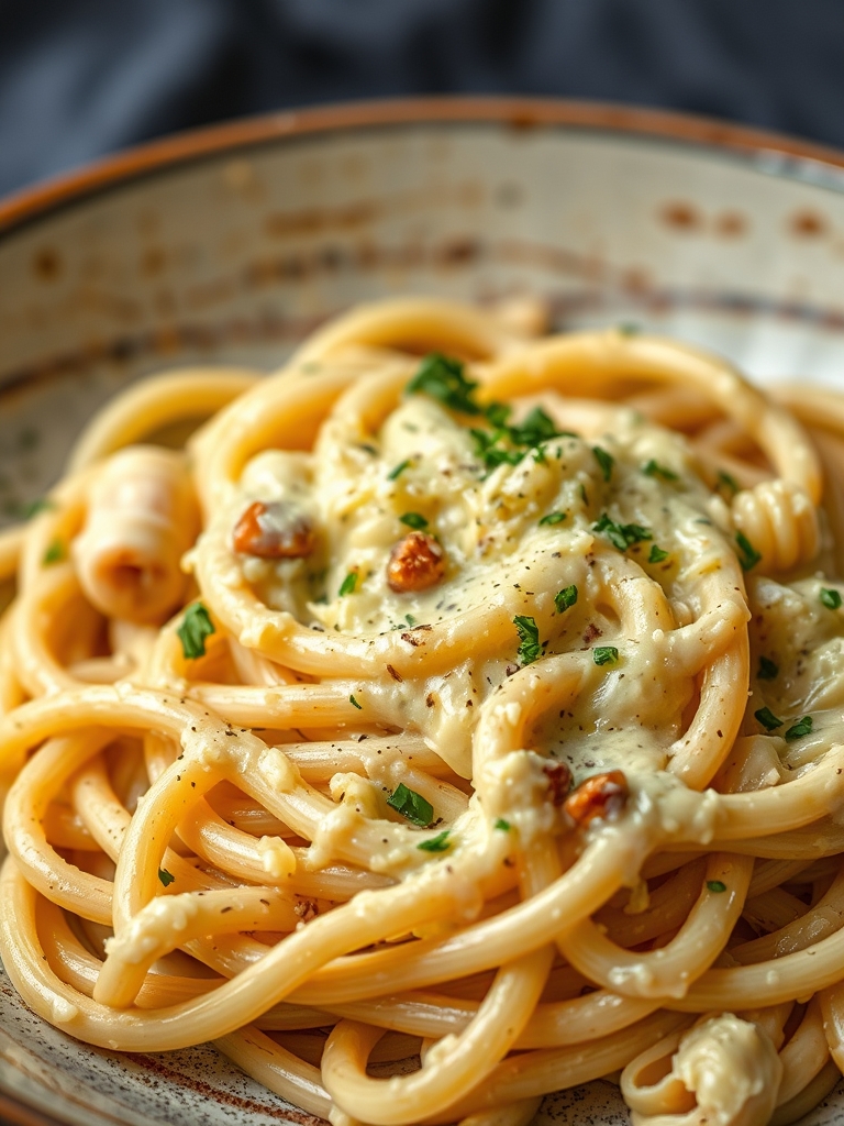 One Pot Creamy Garlic Pasta