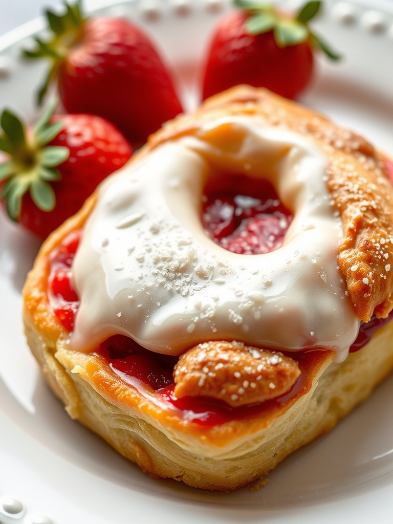 Quick & Easy Strawberry Danish