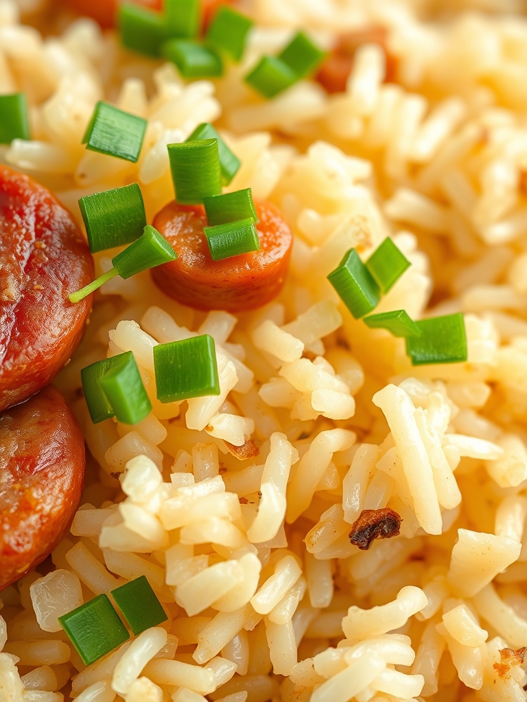 Sausage and Rice Ingredients
