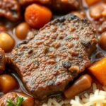 Slow Cooker Beef Manhattan ingredients 1