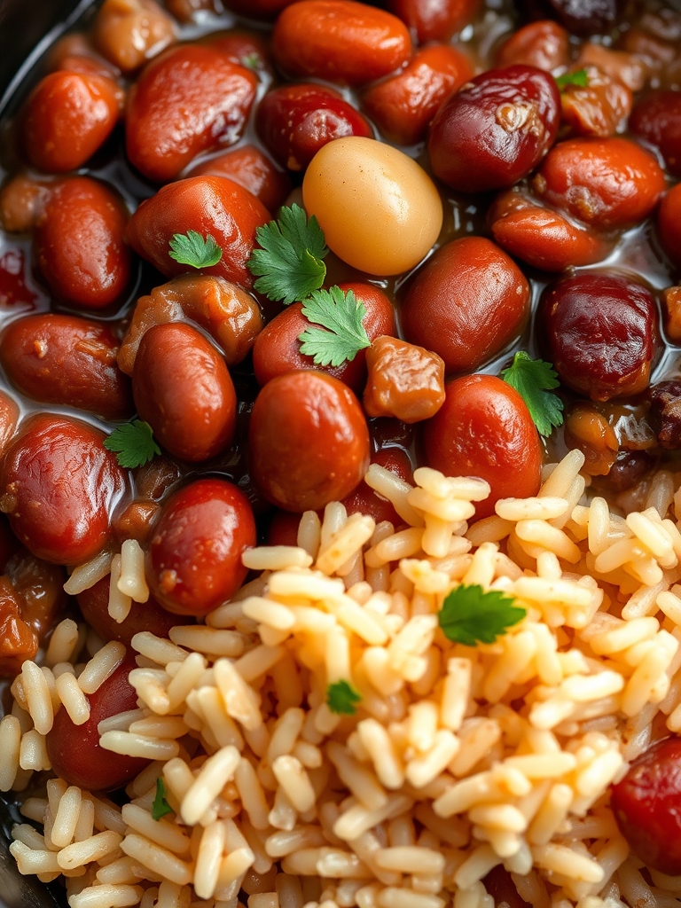 Cajun Red Beans and Rice Ingredients