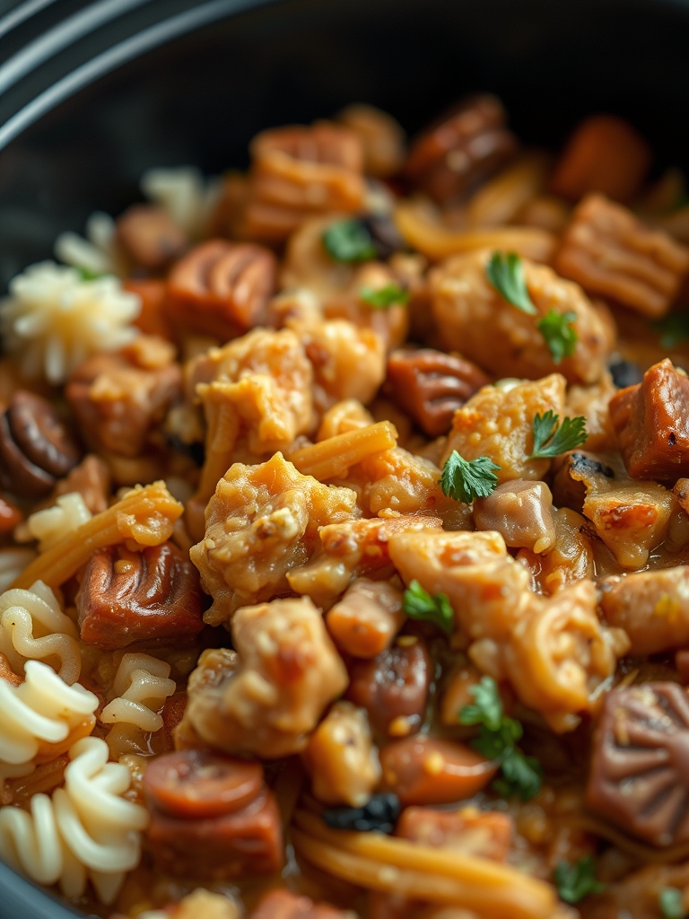 Slow Cooker Cowboy Casserole ingredients 2
