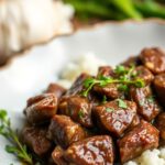 Slow Cooker Garlic Butter Beef Recipe