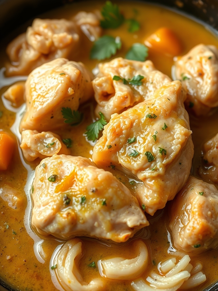 Slow Cooker White Wine Chicken Stew