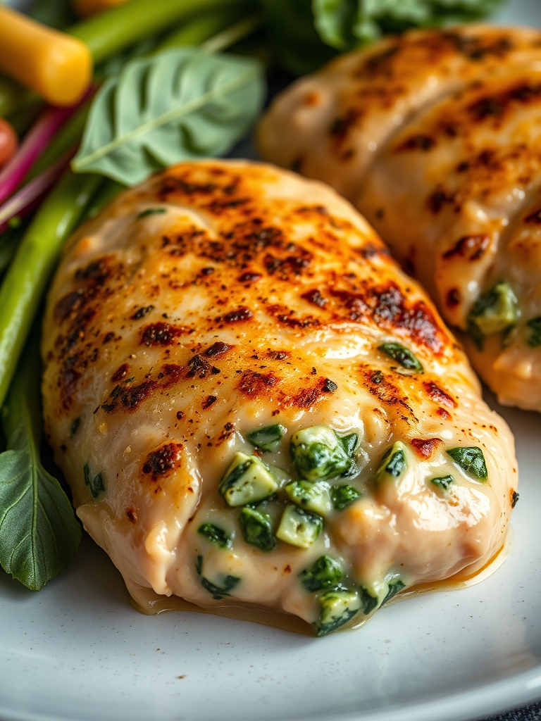 Spinach Stuffed Chicken Breasts ingredients