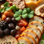 St Patrick's Day Charcuterie Boardingredients