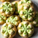 St. Patrick's Day Mint Blossom Cookies