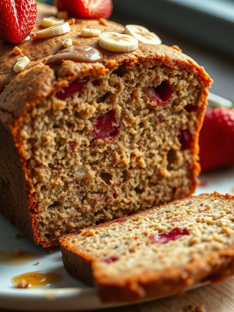 Strawberry Banana Bread