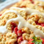 Strawberry Scones Recipe With Lemon Glazeingredients