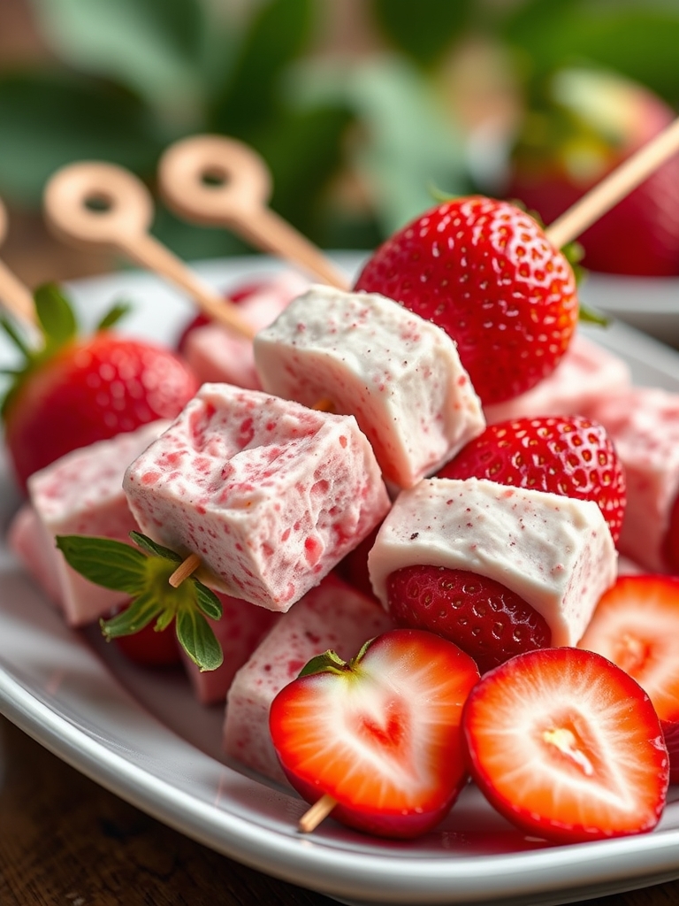 Strawberry Shortcake Kabobs Recipe