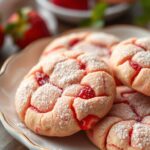 Strawberry Sugar Cookies with Sparkling Strawberry Sugar