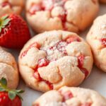 Strawberry Sugar Cookies with Sparkling Strawberry Sugaringredients