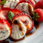 Balsamic Strawberry Caprese