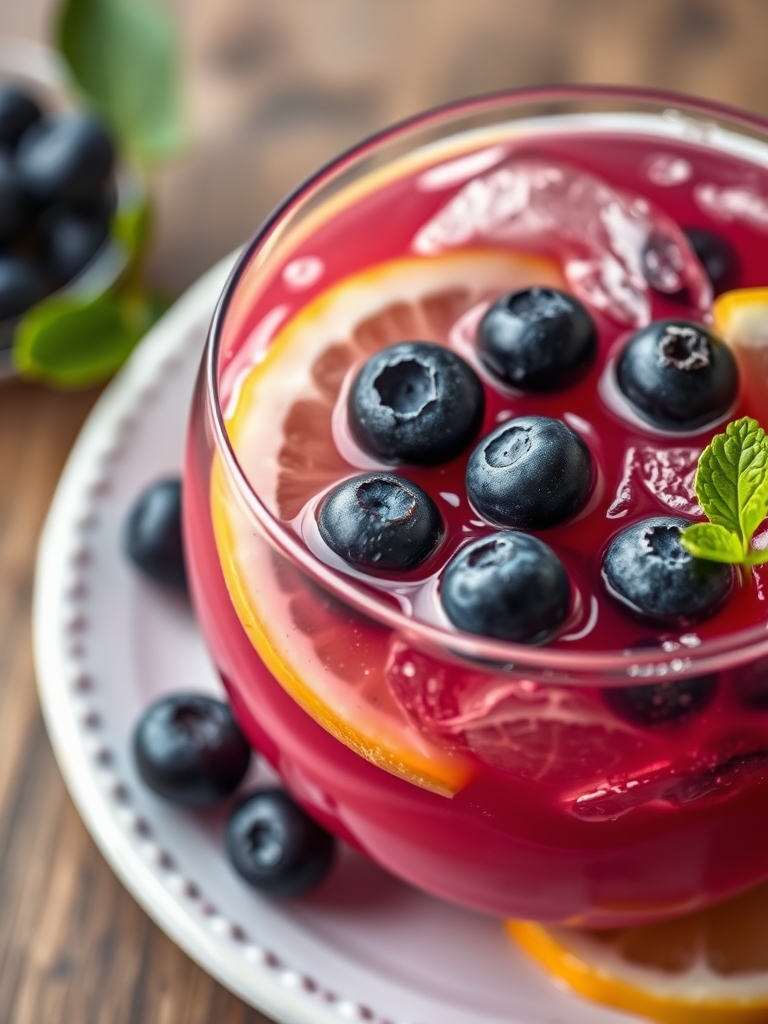 Blueberry Lemon Sangria