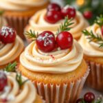 Cranberry Orange Cupcakes with Festive Garnishingredients