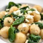 Creamy Gnocchi with Spinach and Feta Recipe