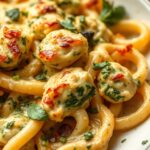 Creamy Pesto Chicken Pasta Bake