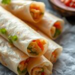 Crispy Rice Paper Spring Rollsingredients