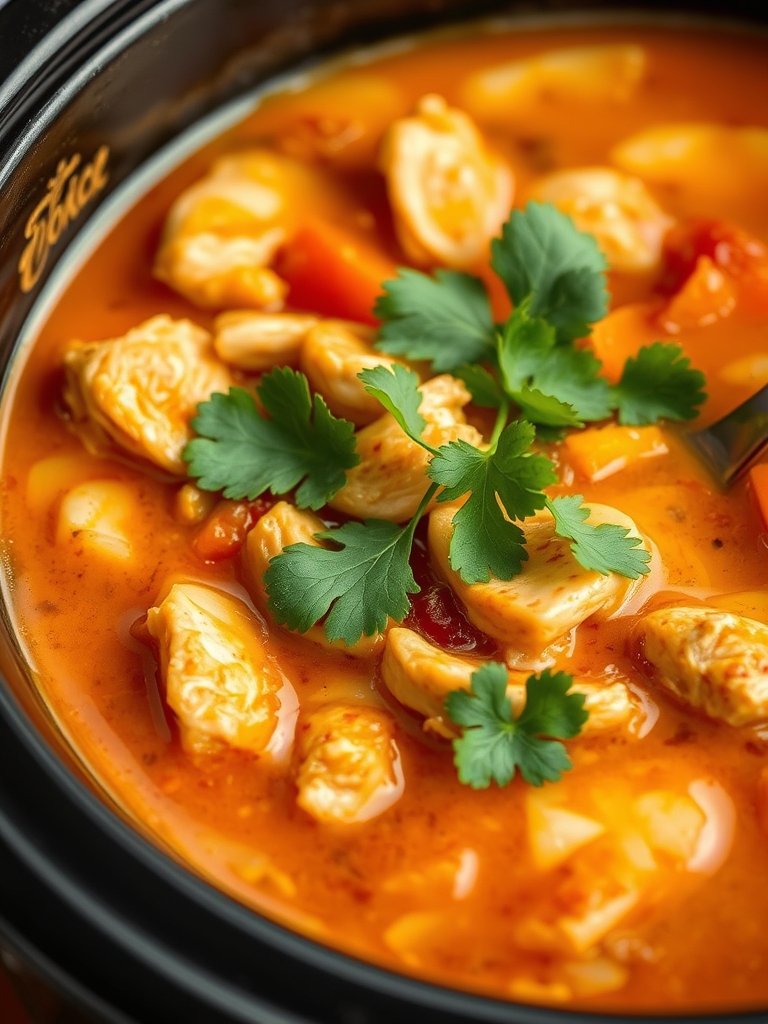 Crockpot Chicken Tortilla Soup Recipe