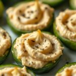 Cucumber and Hummus Bitesingredients