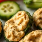 Cucumber and Hummus Bitesingredients