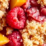 Easy Peach and Raspberry Cobbleringredients